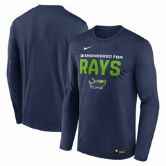 Tampa Bay Rays Nike Authentic Collection Legend Dri-FIT Long Sleeve T-Shirt - Navy T-shirts