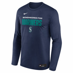 Seattle Mariners Nike Authentic Collection Legend Dri-FIT Long Sleeve T-Shirt - Navy T-shirts
