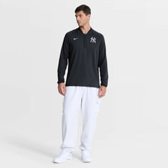 New York Yankees Nike Authentic Collection Dri-FIT Raglan Half-Zip Pullover - Navy Pullover