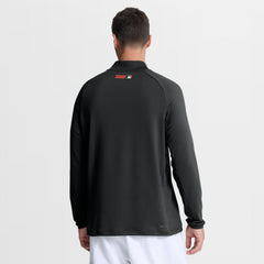 Baltimore Orioles Nike Authentic Collection Dri-FIT Raglan Half-Zip Pullover - Black Pullover