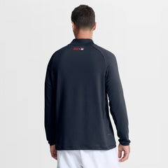 Atlanta Braves Nike Authentic Collection Dri-FIT Raglan Half-Zip Pullover - Navy Pullover