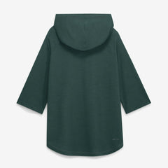 Athletics Nike Authentic Collection Flux Dri-FIT Raglan 3/4-Sleeve Hooded T-Shirt - Gray T-shirts