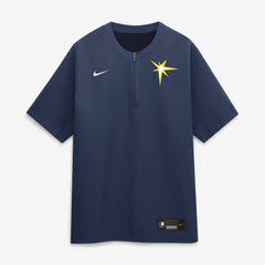 Tampa Bay Rays Nike Authentic Collection Dri-FIT Quarter-Zip Windshirt - Navy