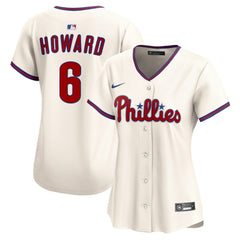 Ryan Howard Philadelphia Phillies Nike Women's Alternate 2 Limited Jersey - Cream Jerseys