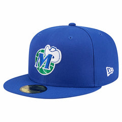 Dallas Mavericks Core Logo 59FIFTY Fitted Hat Blue - New Era