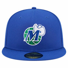 Dallas Mavericks Core Logo 59FIFTY Fitted Hat Blue - New Era
