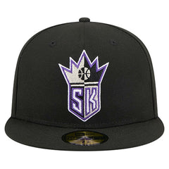Sacramento Kings Core Logo 59FIFTY Fitted Hat Black - New Era