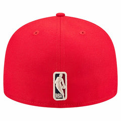 Atlanta Hawks Core Logo 59FIFTY Fitted Hat Red - New Era