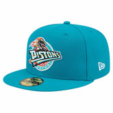 Detroit Pistons Core Logo 59FIFTY Fitted Hat Teal - New Era