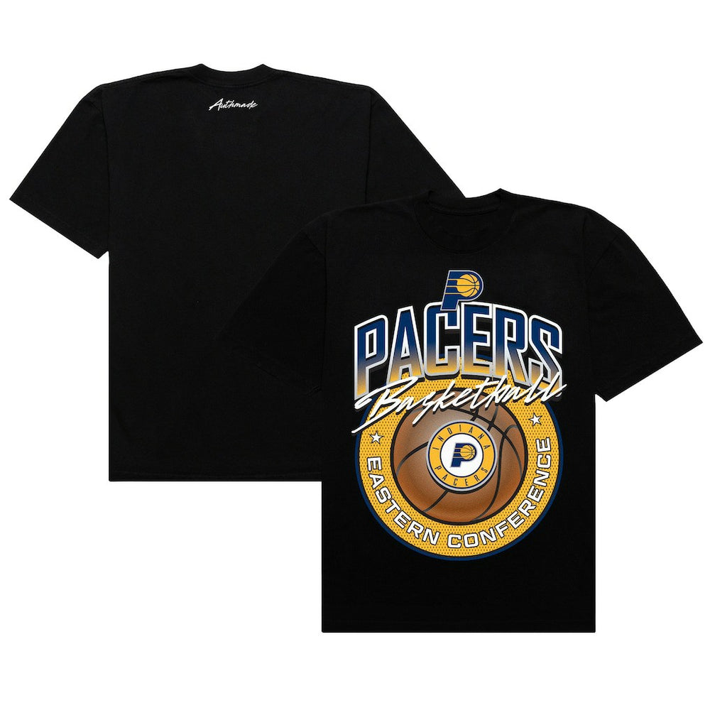 Indiana Pacers Authmade Basketball Mesh Premium T-Shirt Black outlet