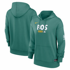 Boston Red Sox Nike Women's Authentic Collection City Connect Therma Hoodie - Green Hoodies