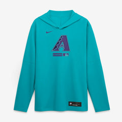 Arizona Diamondbacks Nike City Connect Dri-FIT Long Sleeve Hooded T-Shirt - Aqua T-shirts