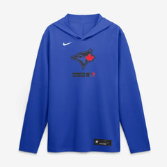 Toronto Blue Jays Nike City Connect Dri-FIT Long Sleeve Hooded T-Shirt - Royal T-shirts