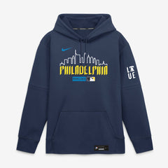 Philadelphia Phillies Nike Authentic Collection City Connect Therma-FIT Hoodie - Navy Hoodies