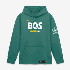 Boston Red Sox Nike Authentic Collection City Connect Therma-FIT Hoodie - Green Hoodies