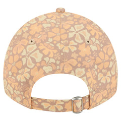 Green Bay Packers New Era Women's Floral 9TWENTY Adjustable Hat - Tan Hats