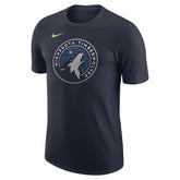 Minnesota Timberwolves Essential T-Shirt Navy - Nike