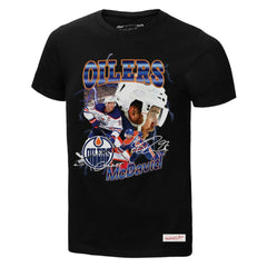 Connor McDavid Edmonton Oilers Mitchell & Ness 2.0 Player Graphic T-Shirt - Black | US 203164808