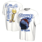 Oklahoma City Thunder Unisex 2025 NBA Finals Champions Celebration Parade Roster T-Shirt White - Nike outlet