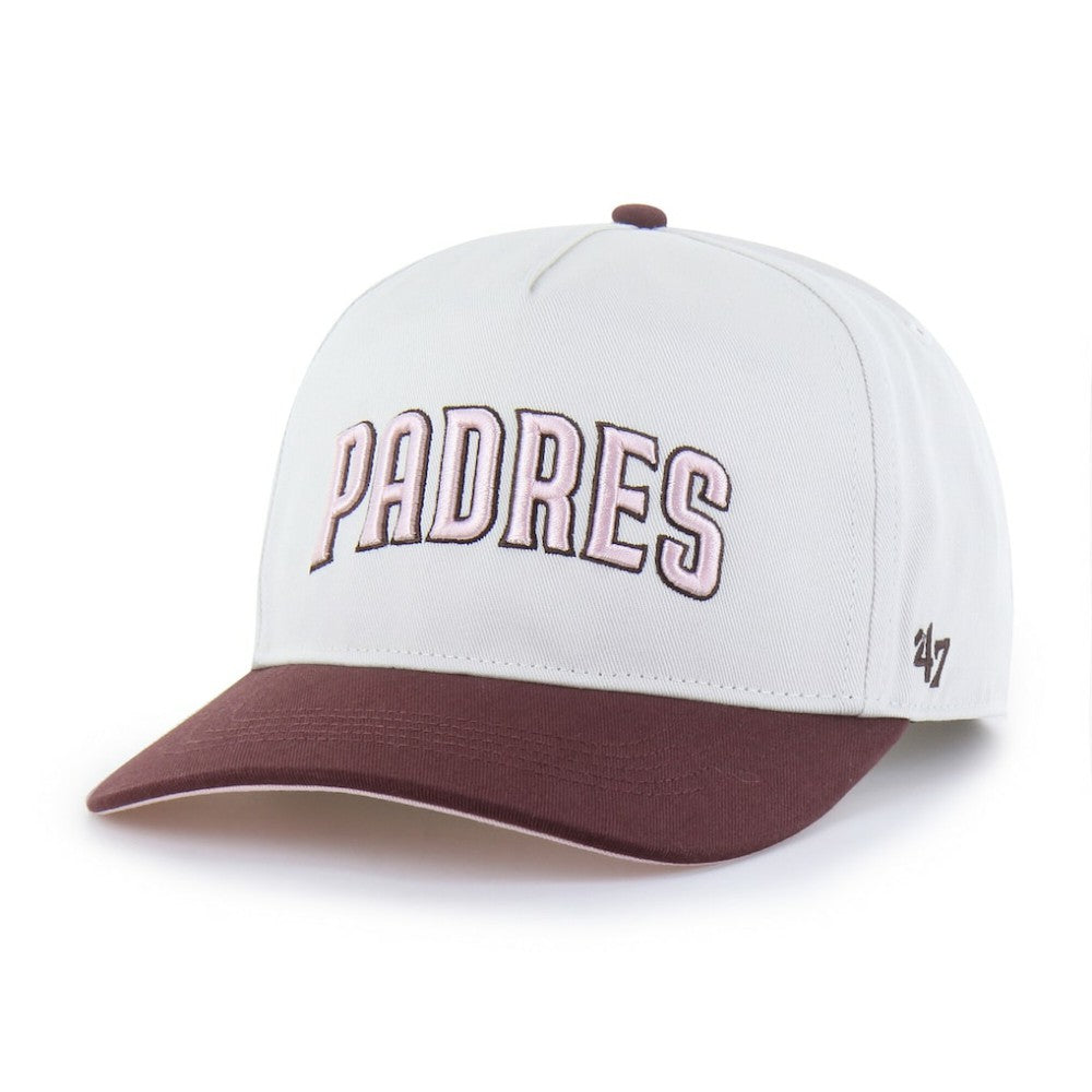 San Diego Padres '47 Unisex Love Letter Adjustable Hitch Hat - Stone/Burgundy Hats