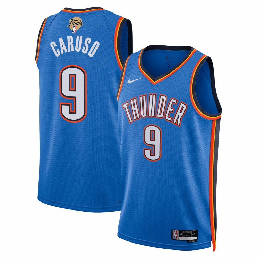 Alex Caruso Oklahoma City Thunder Unisex 2025 NBA Finals Swingman Jersey Icon Edition Blue - Nike
