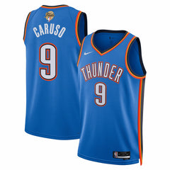 Alex Caruso Oklahoma City Thunder Unisex 2025 NBA Finals Swingman Jersey Icon Edition Blue - Nike