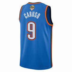Alex Caruso Oklahoma City Thunder Unisex 2025 NBA Finals Swingman Jersey Icon Edition Blue - Nike