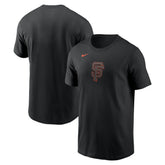 San Francisco Giants Nike Color Pop T-Shirt - Black T-shirts
