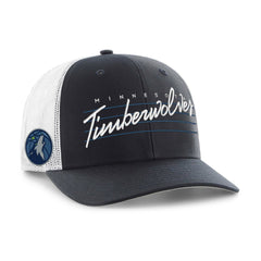 Minnesota Timberwolves '47 Downburst Trucker Adjustable Hat Navy - 47 brand