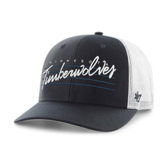 Minnesota Timberwolves '47 Downburst Trucker Adjustable Hat Navy - 47 brand