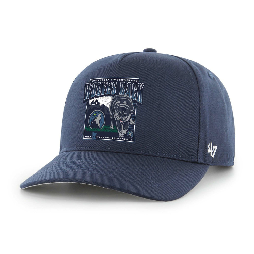 Minnesota Timberwolves '47 Solid Hitch Adjustable Hat Navy - 47 brand