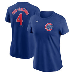 Pete Crow-Armstrong Chicago Cubs Nike Women's Cooperstown Collection Fuse Name & Number T-Shirt - Royal T-shirts