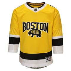 Boston Bruins Outerstuff Youth 2026 Stadium Series Premier Jersey - Gold | US 203167775