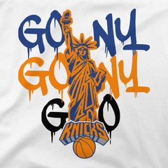 New York Knicks Stadium Essentials Unisex Oversized Go NY Go T-Shirt White outlet