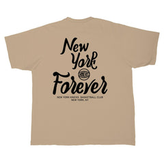 New York Knicks Stadium Essentials Oversized Forever T-Shirt Tan outlet