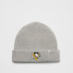 Pittsburgh Penguins lululemon Unisex Close-Fit Wool-Blend Ribbed Beanie - Heathered Gull Grey | US 203169747