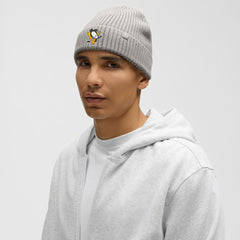 Pittsburgh Penguins lululemon Unisex Close-Fit Wool-Blend Ribbed Beanie - Heathered Gull Grey | US 203169747
