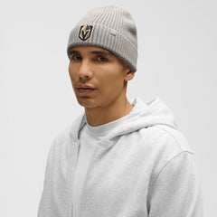 Vegas Golden Knights lululemon Unisex Close-Fit Wool-Blend Ribbed Beanie - Heathered Gull Grey | US 203169765
