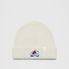 Colorado Avalanche lululemon Unisex Close-Fit Wool-Blend Ribbed Beanie - Heathered Bone | US 203169784