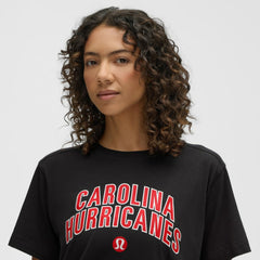 Carolina Hurricanes lululemon Women's All Yours Organic Cotton T-Shirt - Black | US 203169854