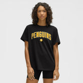 Pittsburgh Penguins lululemon Women's All Yours Organic Cotton T-Shirt - Black | US 203169862