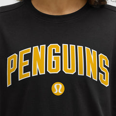 Pittsburgh Penguins lululemon Women's All Yours Organic Cotton T-Shirt - Black | US 203169862