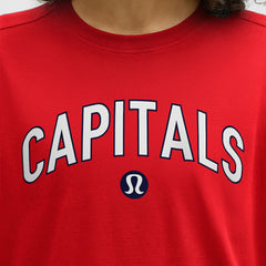 Washington Capitals lululemon Women's All Yours Organic Cotton T-Shirt - True Red | US 203169875