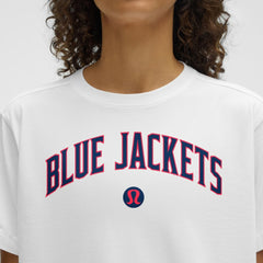Columbus Blue Jackets lululemon Women's All Yours Organic Cotton T-Shirt - White | US 203169878
