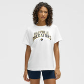 Nashville Predators lululemon Women's All Yours Organic Cotton T-Shirt - White | US 203169883