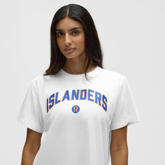New York Islanders lululemon Women's All Yours Organic Cotton T-Shirt - White | US 203169884