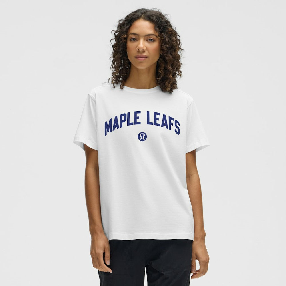 Toronto Maple Leafs lululemon Women's All Yours Organic Cotton T-Shirt - White | US 203169888