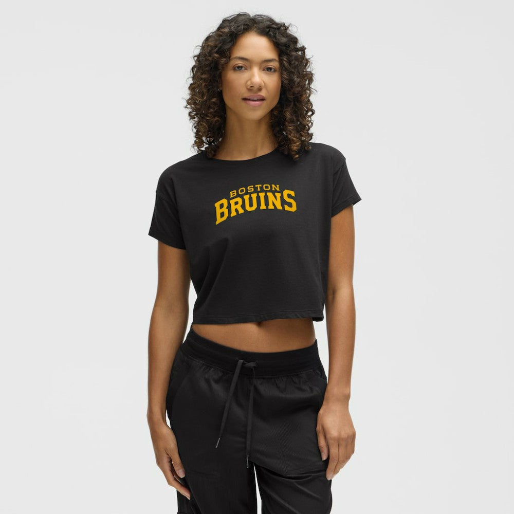 Boston Bruins lululemon Women's Cates T-Shirt - Black | US 203169891