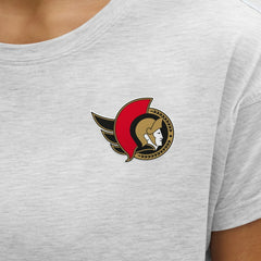 Ottawa Senators lululemon Women's Cates T-Shirt - Heathered Core Ultra Light Grey | US 203169906