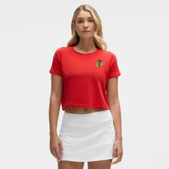 Chicago Blackhawks lululemon Women's Cates T-Shirt - True Red | US 203169917